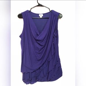 Purple Worthington Blouse